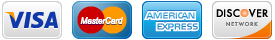 Visa | Master Card | American Express | Discover Network